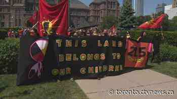 Toronto demonstration held to remember victims of residential schools, demand justice