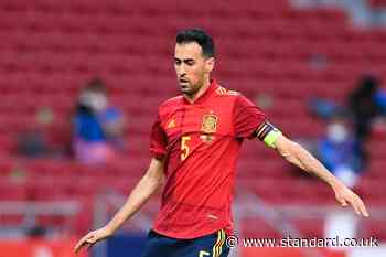 Spain captain Sergio Busquets tests positive for coronavirus ahead of Euro 2020 - Evening Standard