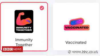 Covid vaccine stickers come to dating apps in UK