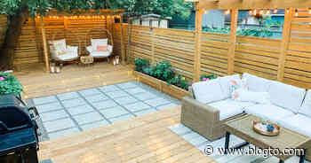Someone in Toronto totally transformed their derelict backyard into a patio oasis - blogTO