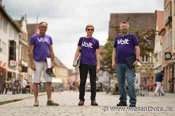 Forchheim: Wahlkampf im Wahlkreis 236 - Bamberg - Volt auch in Forchheim im Straßenwahlkampf aktiv - Der Neue Wiesentbote