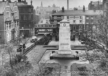 Atmospheric look at Nelson Square in pre-war Bolton