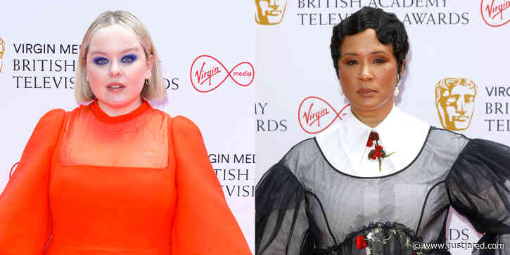 'Bridgerton's Nicola Coughlan & Golda Rosheuvel Step Out In Chic Style at BAFTA TV Awards 2021