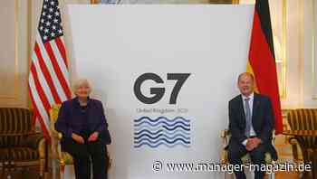 G7 einigen sich auf weltweite Mindeststeuer von 15 Prozent