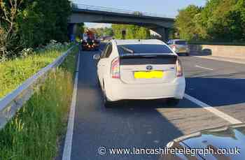Driver with no license or insurance clocked doing 108mph