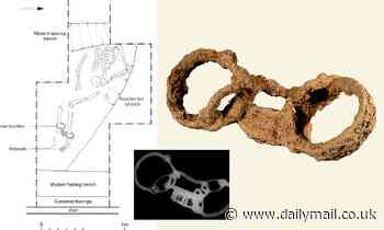 Skeleton of Roman slave bound in shackles discovered in Rutland