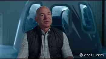 Jeff Bezos going into space on July 20