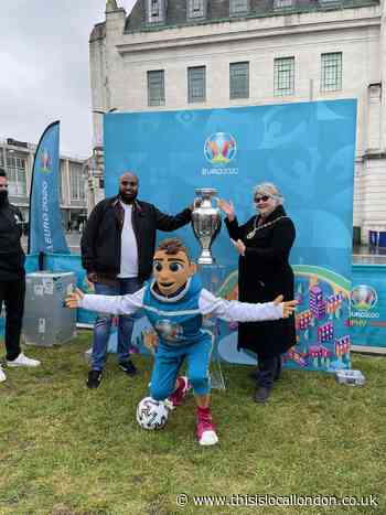 Euro 2020 trophy arrives in Woolwich