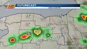 First Alert Weather: Hot and humid with some local thunder to start the week, cooler weather comes later into the weekend