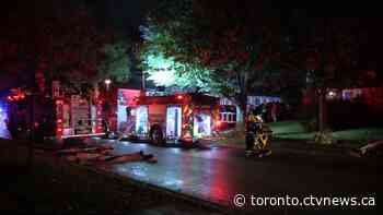 Emergency crews, neighbours band together to rescue 6 people, 2 cats from burning Brampton house​