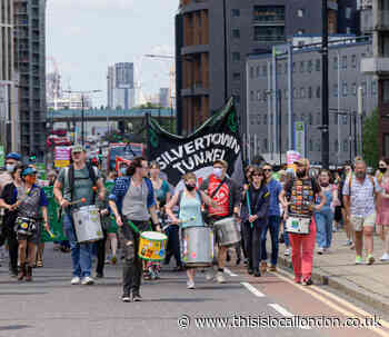 600 march against Greenwich to Newham Silvertown Tunnel