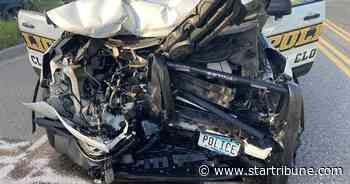 St. Cloud squad car hit head-on by suspected drunken driver
