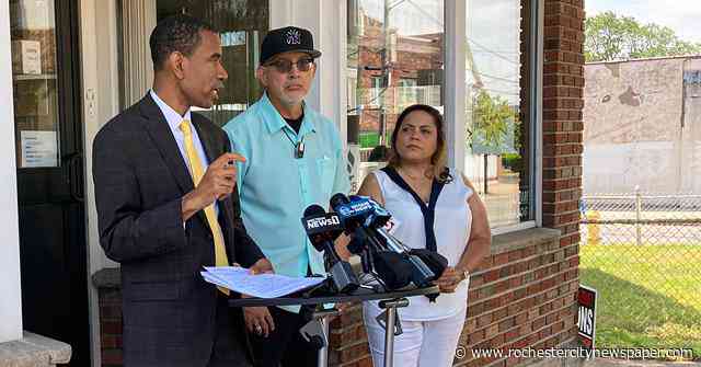 Evans unveils plan for boosting business, home ownership