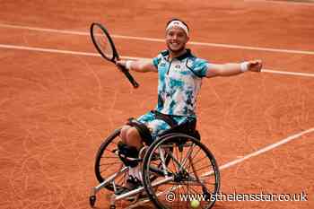 Alfie Hewett successfully defends his French Open wheelchair singles title - St Helens Star