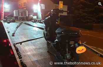 Stolen scooter found on false plates in Bolton street
