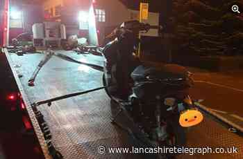 Stolen scooter found on false plates in Bolton street