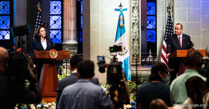 Kamala Harris, in Guatemala, Discusses Plan to Deter Migrants - The New York Times