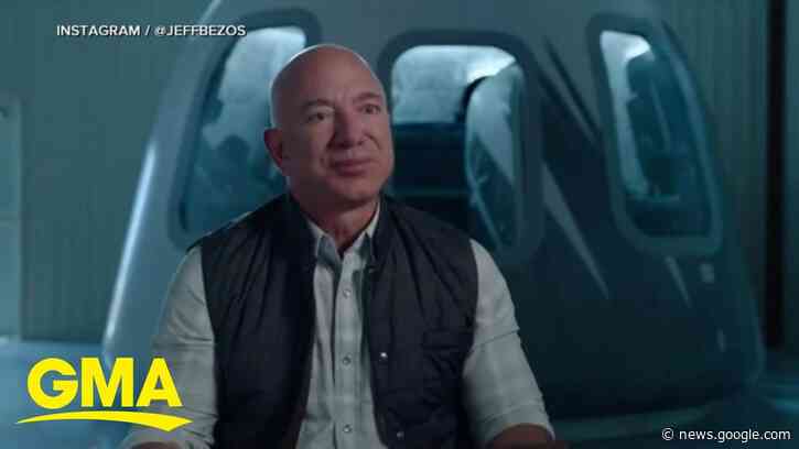 Jeff Bezos announces he will go to space l GMA - Good Morning America