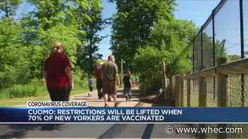 New York to lift most COVID-19 restrictions once 70% of adults are partially vaccinated