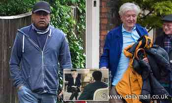 Martin Bashir and Lord Hall seen for first time since damning Dyson inquiry into Panorama interview