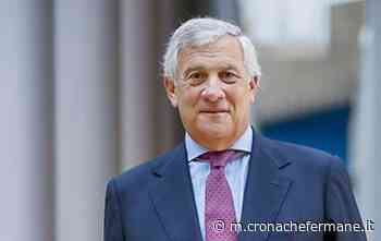 Tajani e Battistoni all'hub vaccinale di Fermo, Tour #Marche per Forza Italia - Cronache Fermane