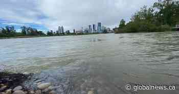 Calgary river levels receding as snow falls in mountain parks
