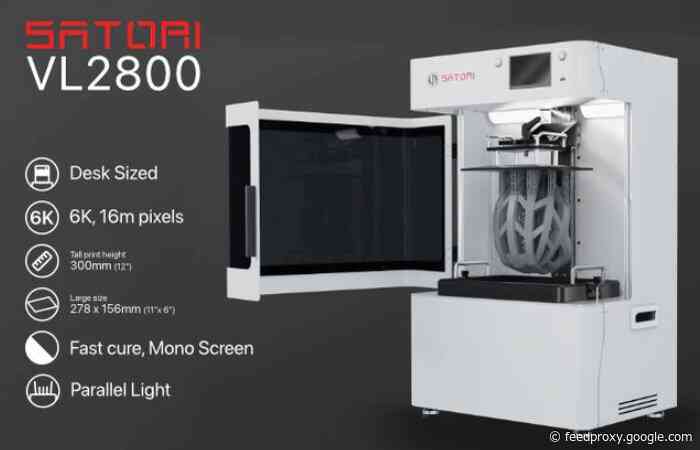 Satori VL2800 industrial 3D printer hits Kickstarter 30% off