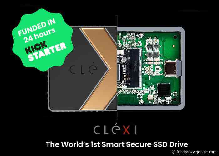 Clexi external SSD drive with 256-Bit AES hardware encryption