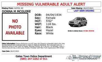 Gates Police cancel alert for missing 87-year-old woman