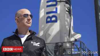 Jeff Bezos and brother to fly to space in Blue Origin flight