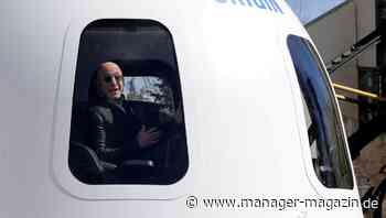 Jeff Bezos: Amazon-Chef fliegt mit Blue Origin ins All