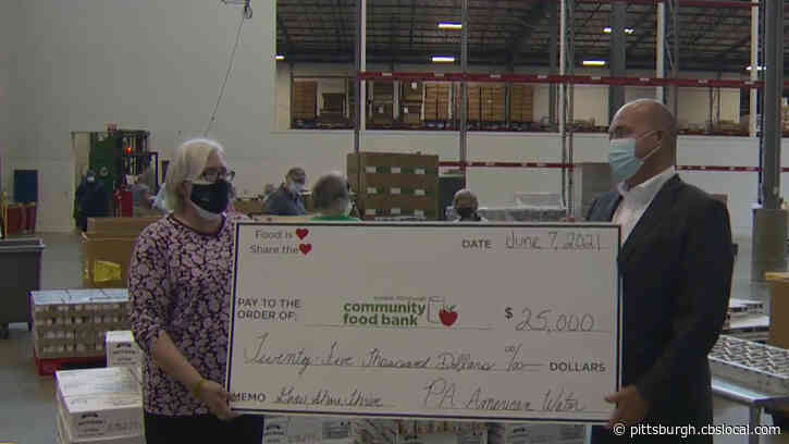 Pennsylvania American Water Donates $25K To Greater Pittsburgh Community Food Bank