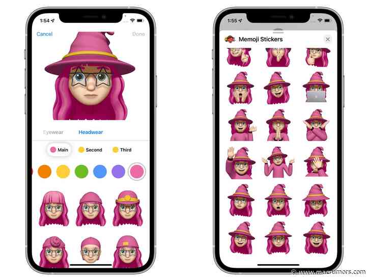 Apple Adds New Outfits, Glasses, Headwear and Accessibility Options to Memoji in iOS 15