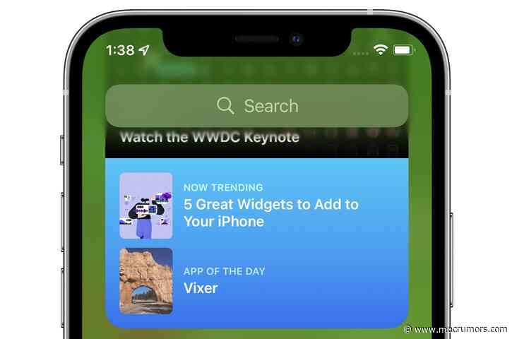 iOS 15 and iPadOS 15 Gain New App Store, Find My, Contacts, Sleep, Game Center and Mail Widgets