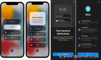 iPhones will MUTE work emails out of the office to tackle burnout in iOS 15 software update 