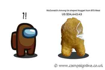 Brand banter sparked by McDonald’s chicken nugget shaped like Among Us crewmate