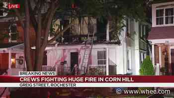 Firefighter, 2 others hurt in house fire on Greig Street