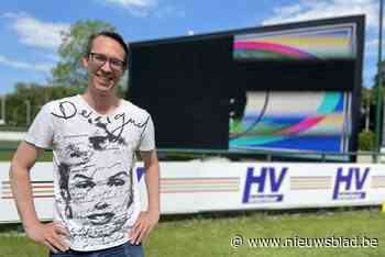 K.SK. Heist tovert imposant scorebord om tot groot EK-scherm