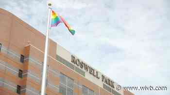 WATCH: Pride Flag raised at Roswell Park