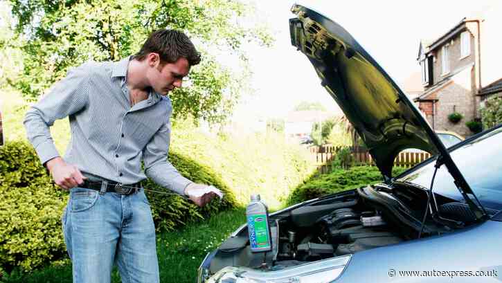 How to check and top up your engine oil
