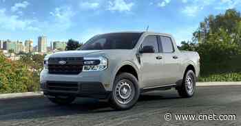 Here's the base 2022 Ford Maverick in all its steel-wheel glory     - Roadshow