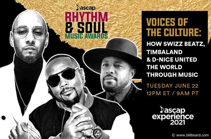 Swizz Beatz, Timbaland & D-Nice to Receive ASCAP Voice of the Culture Award
