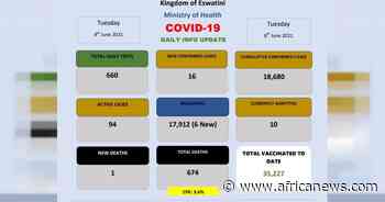 Coronavirus - Eswatini: COVID-19 daily update (8 June 2021) - Africanews English