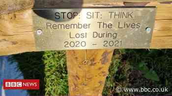 Covid: Burnley plumber turns garden into public memorial