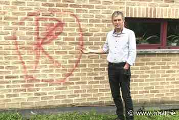 Spoor van graffiti aan school en feestzaal in Val-Meer - Het Belang van Limburg