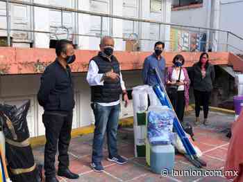 Entregan material de limpieza para los ocho mercados públicos en Cuernavaca - Unión de Morelos