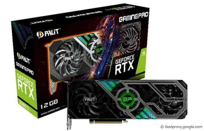 Palit GeForce RTX 3080 Ti and RTX 3070 Ti graphics cards unveiled