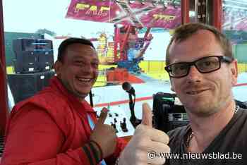 Robin (39) zit om geen stunt verlegen en gaat 12 uur aan één stuk rondzwieren op de kermis: “De vergeten foorsector een hart onder de riem steken”