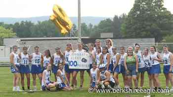 Wahconah girls lacrosse celebrates Jilly Cote's 100th career goal in win over Hoosac Valley - Berkshire Eagle