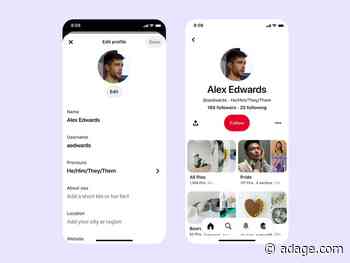 Pinterest lets users add gender pronouns to profiles as part of creator-driven Pride campaign